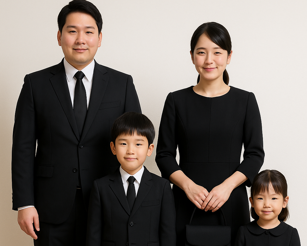 喪服レンタル名古屋では男性・女性・子供の喪服のレンタルを当日注文・当日引き渡しが可能です。急いでいるから安く早く喪服をてもと手元にお届けします