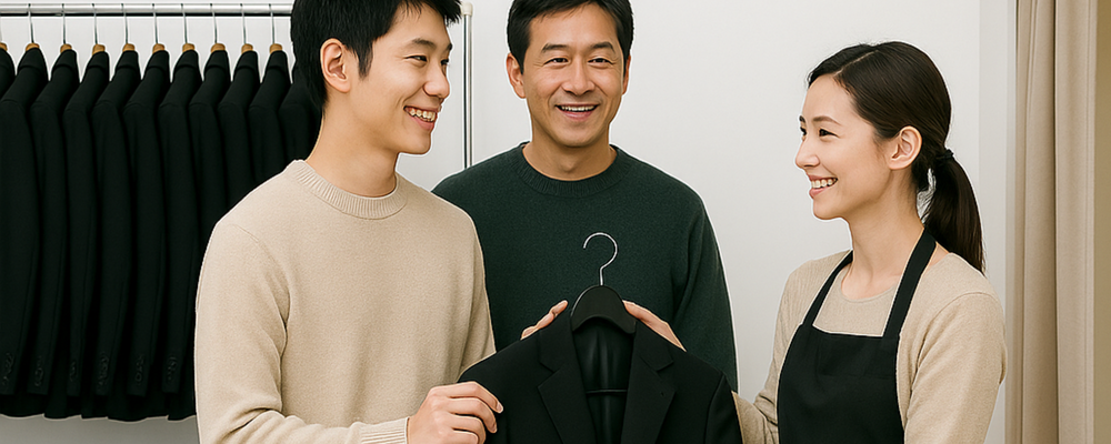 名古屋で喪服レンタルなら即日対応・試着可能な喪服レンタル名古屋の店舗イメージ